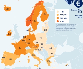 Hourly labour costs in the EU: from €7 to €47
